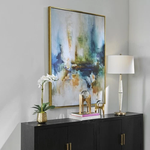 Uttermost 32322 Excursion 56" x 42" Framed Abstract Painting - MultiColor - Picture 4 of 6