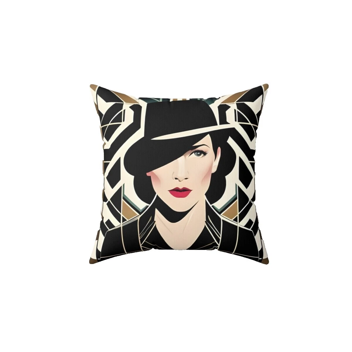 Art Deco Geometric Home Décor Pillows