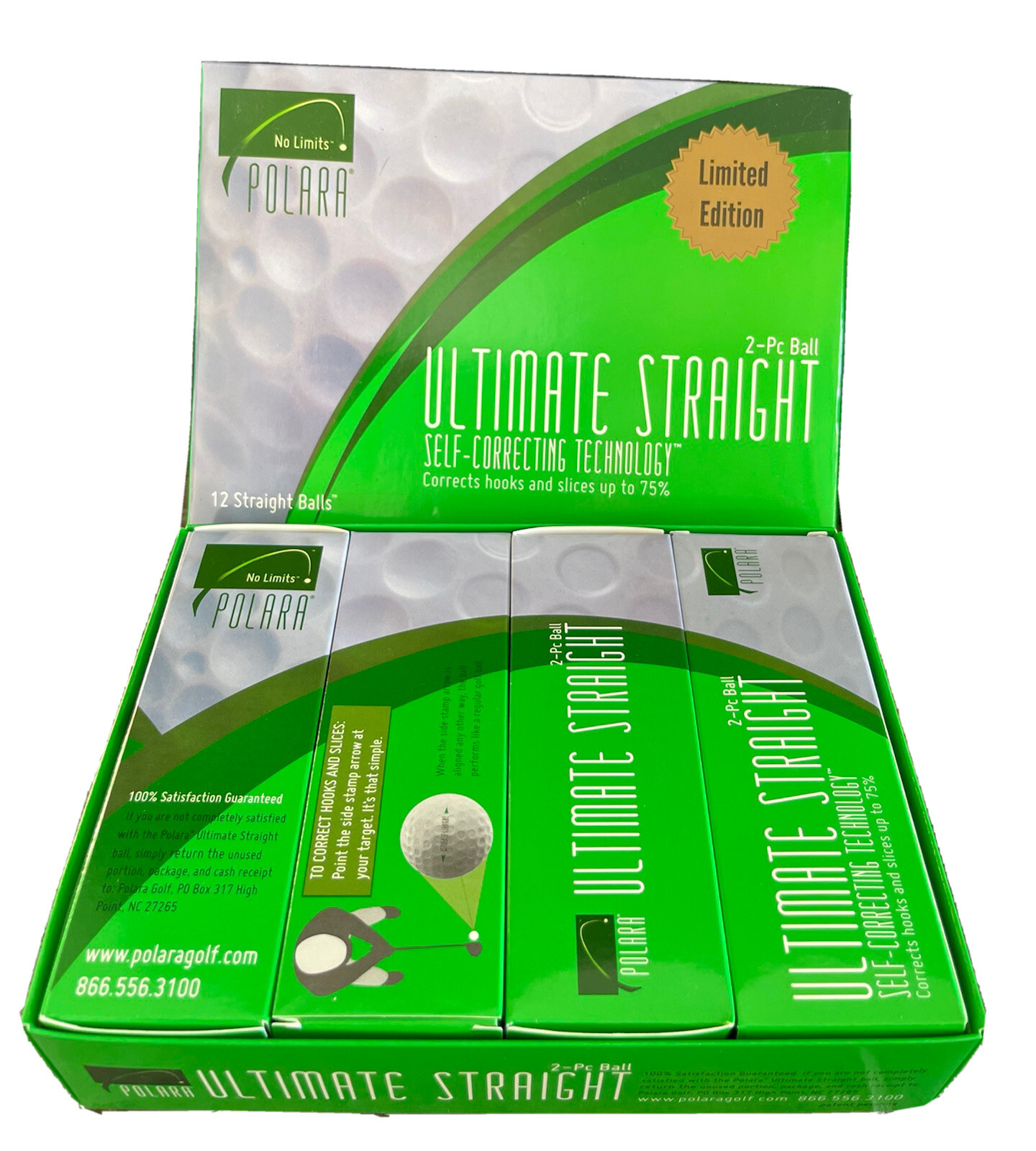 Polara Ultimate Straight Golf Balls 12 Pieces 854096001102 eBay