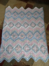 handmade crochet baby blanket new