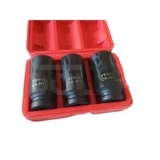 SET CHIAVI A BUSSOLA A IMPATTO RINFORZATE 1/2" MILLERIGHE 3pz 30-32-36mm