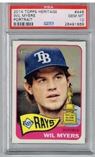 2014 Topps Heritage Wil Myers Portrait PSA 10