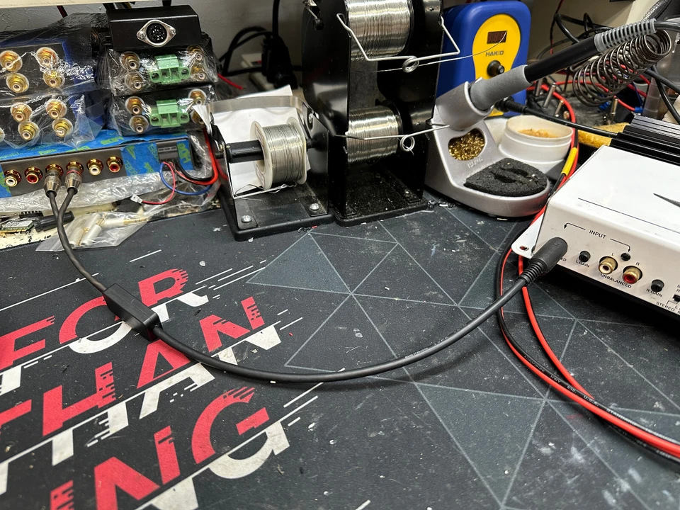 DIN - Metal RCA cable For Zapco Symbilink Amplifiers & Signal Processors SLRCM/F - Image 2 of 4