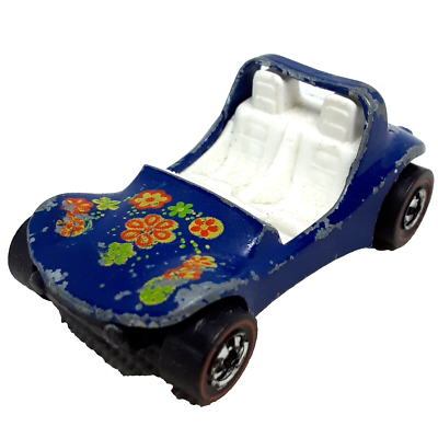 Hot Wheels Redline Dune Daddy 1969 Blue White Int. Made In Hong