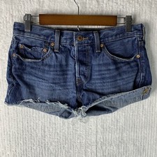 Levi's 501xx Women s Size 26 Denim Jean Shorts Cutoffs Button Fly Red Tab