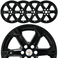 4 Chevrolet Blazer Lt 2023-2025 Black 18 Wheel Skins Hub Caps Full Rim Covers