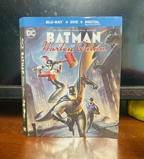Batman & Harley Quinn SLIPCOVER ONLY. No Movie. Rare. OOP. HTF. A+