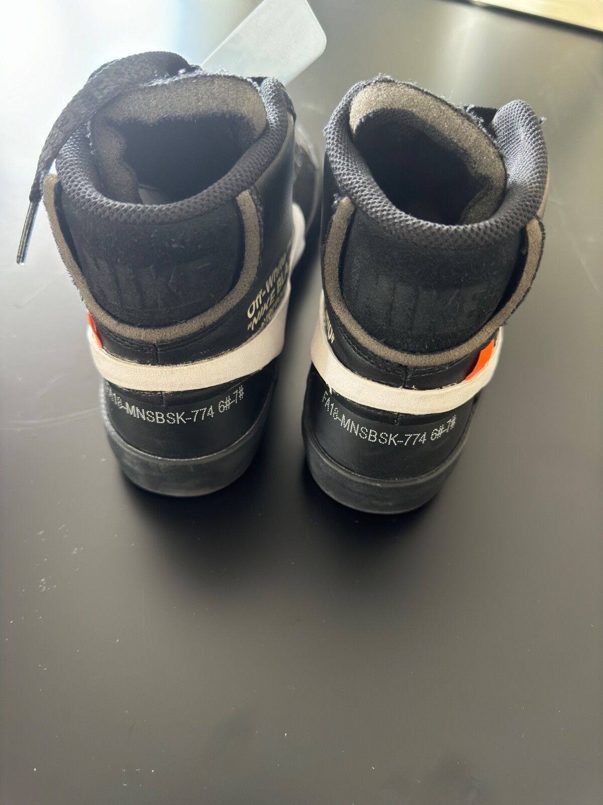 OFF WHITE X NIKE Taglia 6 Nike Off White x Blazer Mid Grim Reapers