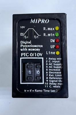 MIPRO Digital Potentiometer with Memory | PTC 0/10V | Ramp Time Control