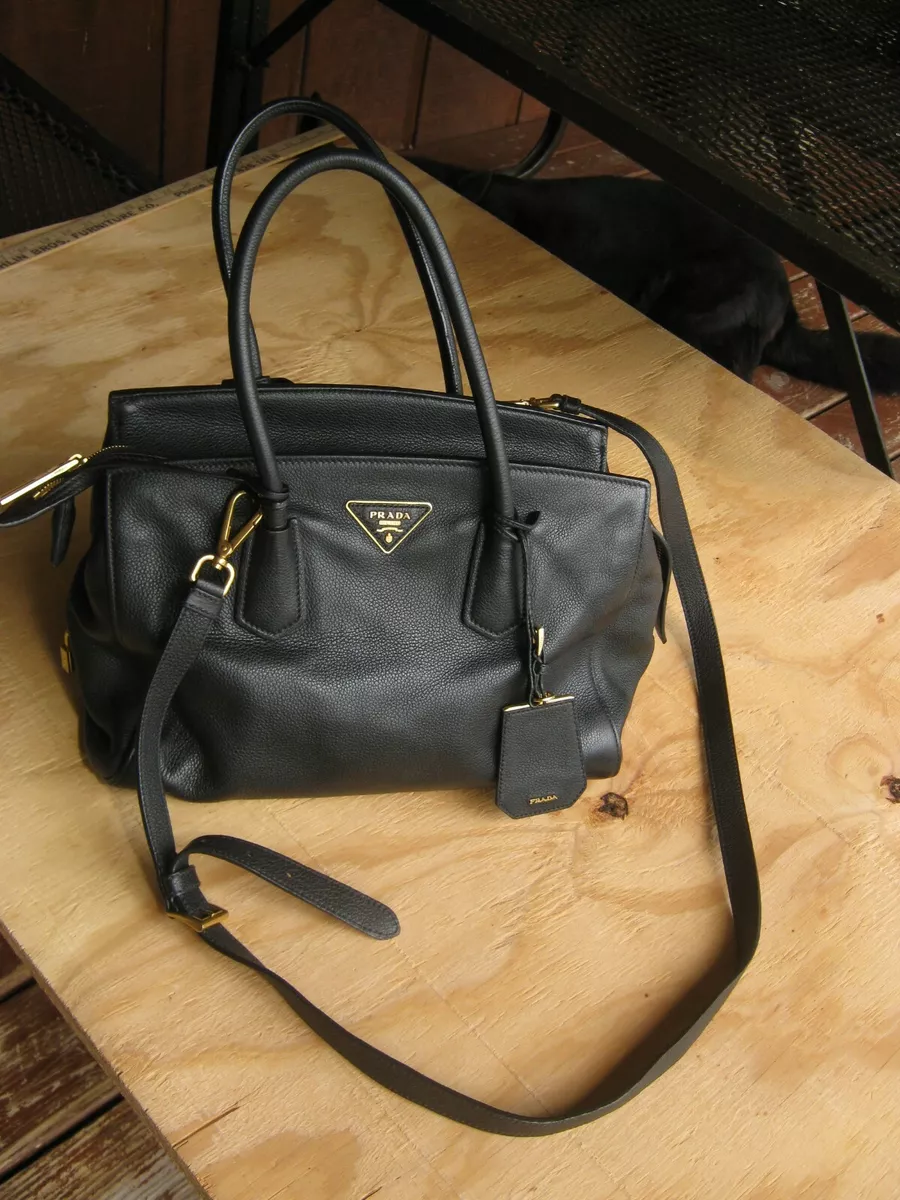 GENUINE PRADA BAG. Leather Milano dal 1913 bag