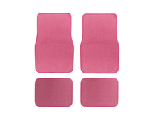 New 4pcs Set Universal Fit Car Truck Front Rear Vinyl Heel Pad Carpet Floor Mats New 4pcs Set Universal Fit Car Truck Front Rear Vinyl Heel Pad Carpet Floor Mats