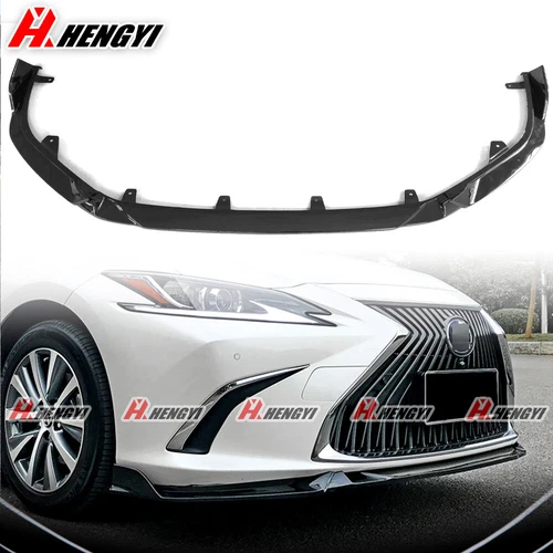 Front Lip Splitter Gloss Black Painted For Lexus ES300h ES350 2018-2025