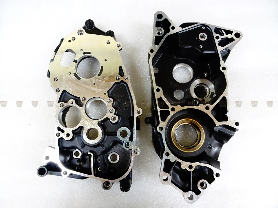 Juego de cárter plano negro Kawasaki NOS NUEVO 14001-5138 KD KE KS KD125 KE125 KS125 Foto 3 de 4