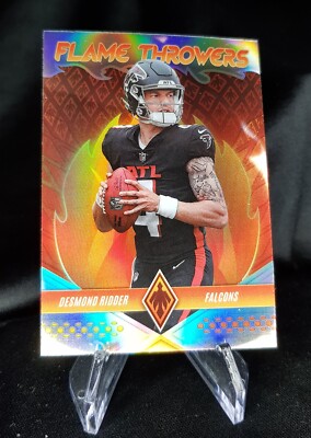 Panini 2022 Phoenix #28 - Desmond Ridder - Rookie Flame Throwers Holo - Falcons