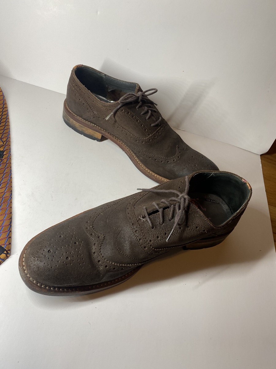 Ted Baker Nubuck Derby Shoes. Size 12. Ted Baker Mens Tich Oxford Derby Size 12 Brown Nubuck  main image 4