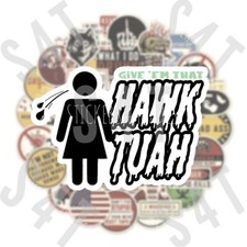 HAWK TUAH Spit On That Thang Hard Hat Sticker Decal Waterproof Jobsite