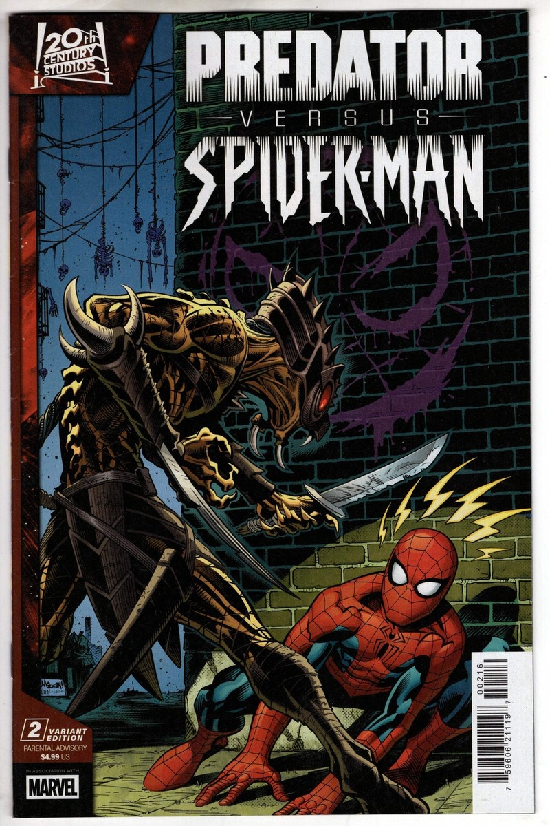 PREDATOR VS SPIDER-MAN #2 (OF 4) 25 COPY INCV ED MCGUINNESS | eBay
