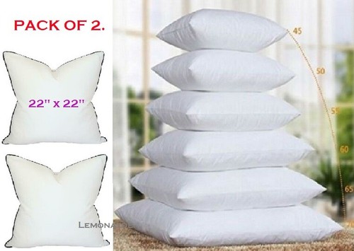 DUCK FEATHER CUSHION PADS INNER INSERTS FILLERS 16" 18" 20" 22" 24" PACK OF 2 - Picture 16 of 21
