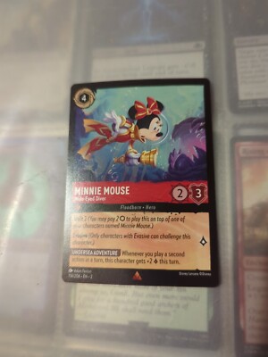 Minnie Mouse - 114/204 - Rise of the Floodborn - seltene Disney Lorcana Karte