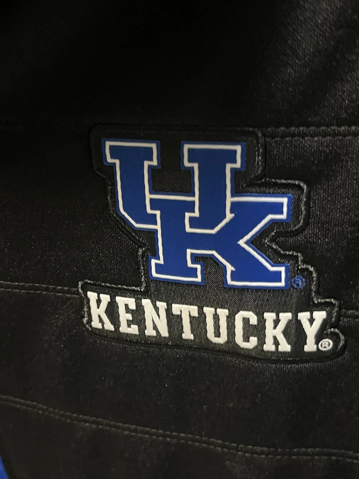 Jaqueta masculina Kentucky Wildcats UK Top Of The World preta poliéster com capuz tamanho XL - Imagem 2 de 4