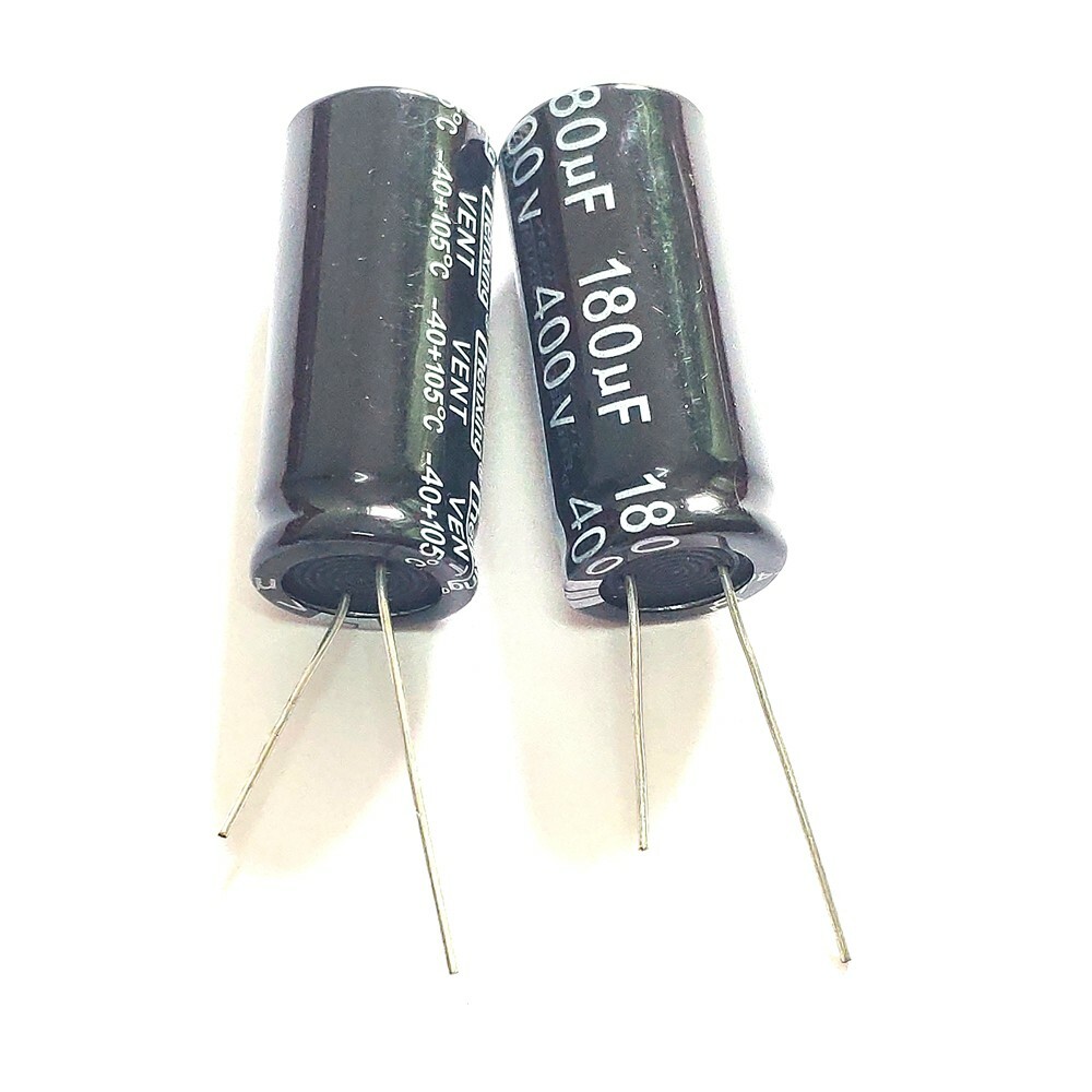 ufmウエダ× Catskill Research Inc. カンタータ2400 2PCS 400V 180uF 400Volt 180MFD Electrolytic Capacitor 18×40mm | eBay
