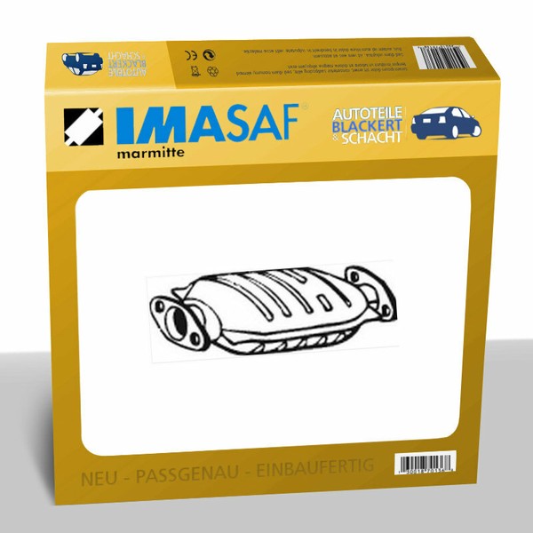 Imasaf Katalysator für Hyundai Trajet/Tuscon + KIA Sportage 2.0 + 2.7 + 4X4-image