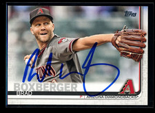 2019 Topps BRAD BOXBERGER Signed Card autograph auto DBACKS BREWERS RAYS