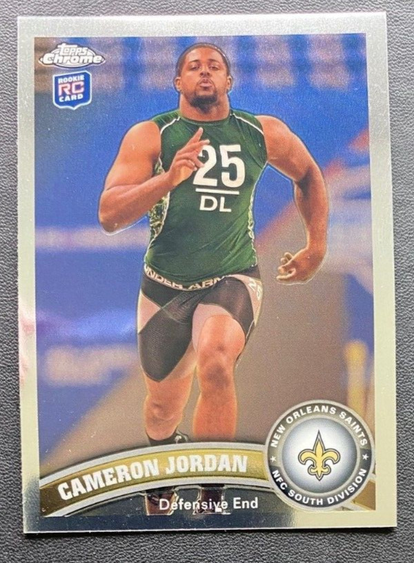 2011 Topps Chrome CAMERON JORDAN RC #39  NEW ORLEANS SAINTS