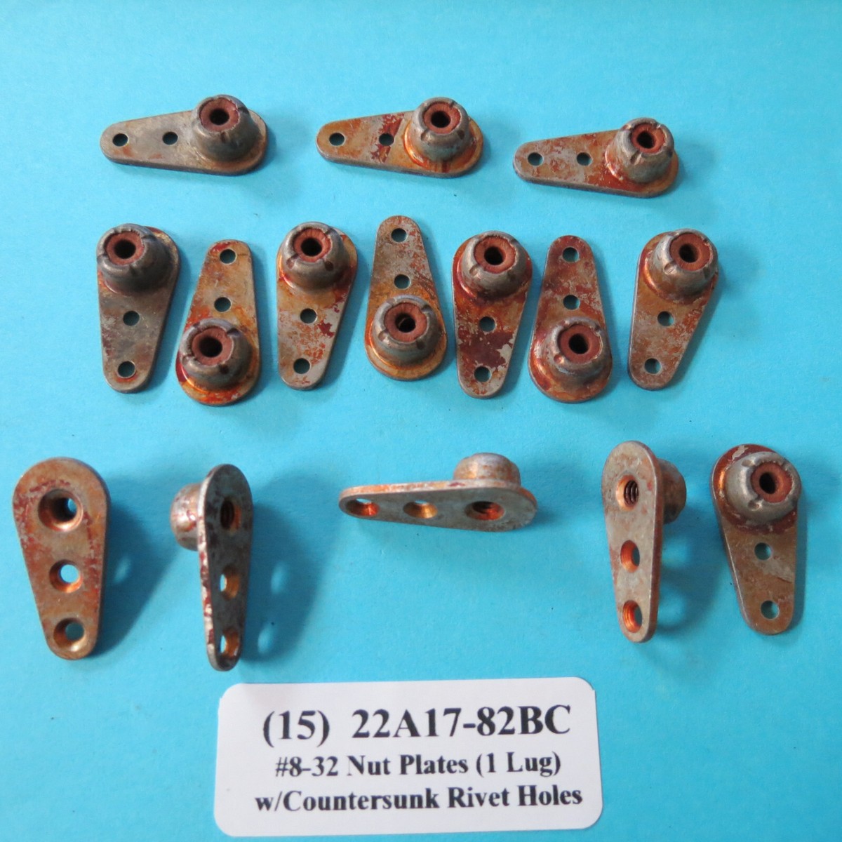その他 inano 8G 8-32 Fiberlock One Lug Anchor Nutplate (15 ea) ESNA 22A17-82BC