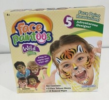 FACE PAINTOOS Magical Party Pack Temporary Face Paint Tattoos NEW FUN  GIRLS