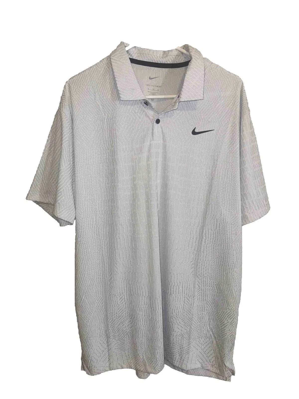 Nike Poliéster Blanco Camisas y otros de golf para hombres