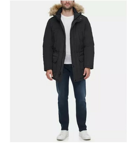 MSRP-$350 Calvin Klein Men's Long 