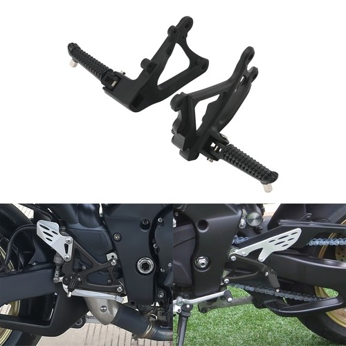 Rider Driver Foot Pegs Rest Bracket Fit For Yamaha YZF R1 2009-2014 - Picture 3 of 14