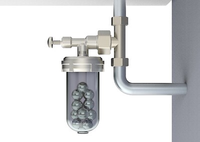 Addolcitore A Polifosfati Per Caldaia, Con By-pass E Attacco 1/2" - Compatto E Obbligatorio Per Impianti A Gas