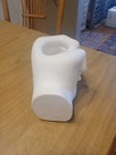 Vintage White Ceramic Hand Shaped Fist BUMP Candle/Pencil/Pen Holder — photo 9