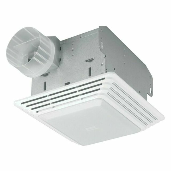 Broan 678 50 CFM Bathroom Exhaust Fan with Light - White for sale online |  eBay