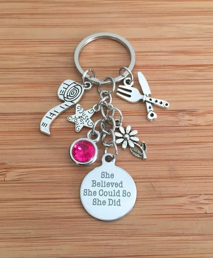 Weight shop watchers keyring