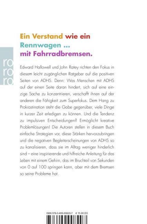 Thumbnail - Adhs Ist Kein Makel Edward M. Hallowell