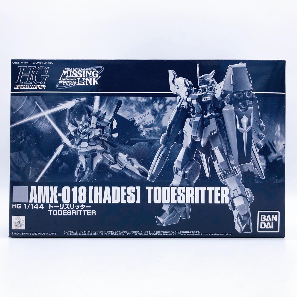 HG 1/144 Todesritter AMX-018 Hades Model Kit Premium Bandai from