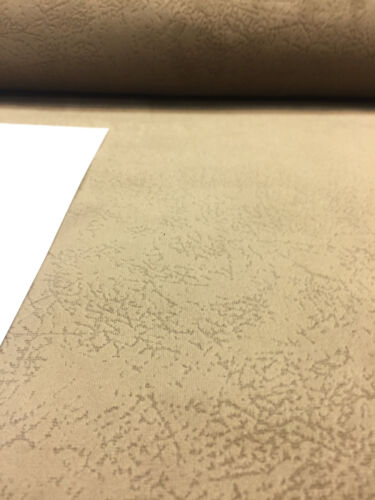 Fabricut Taupe Textured Velvet Performance Backing Fabric by the yard  - Picture 1 of 5