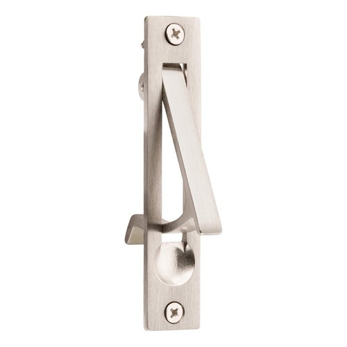 4" Pocket Door Edge Pull Brushed Nickel Flush Pull Sliding Door - Picture 2 of 6