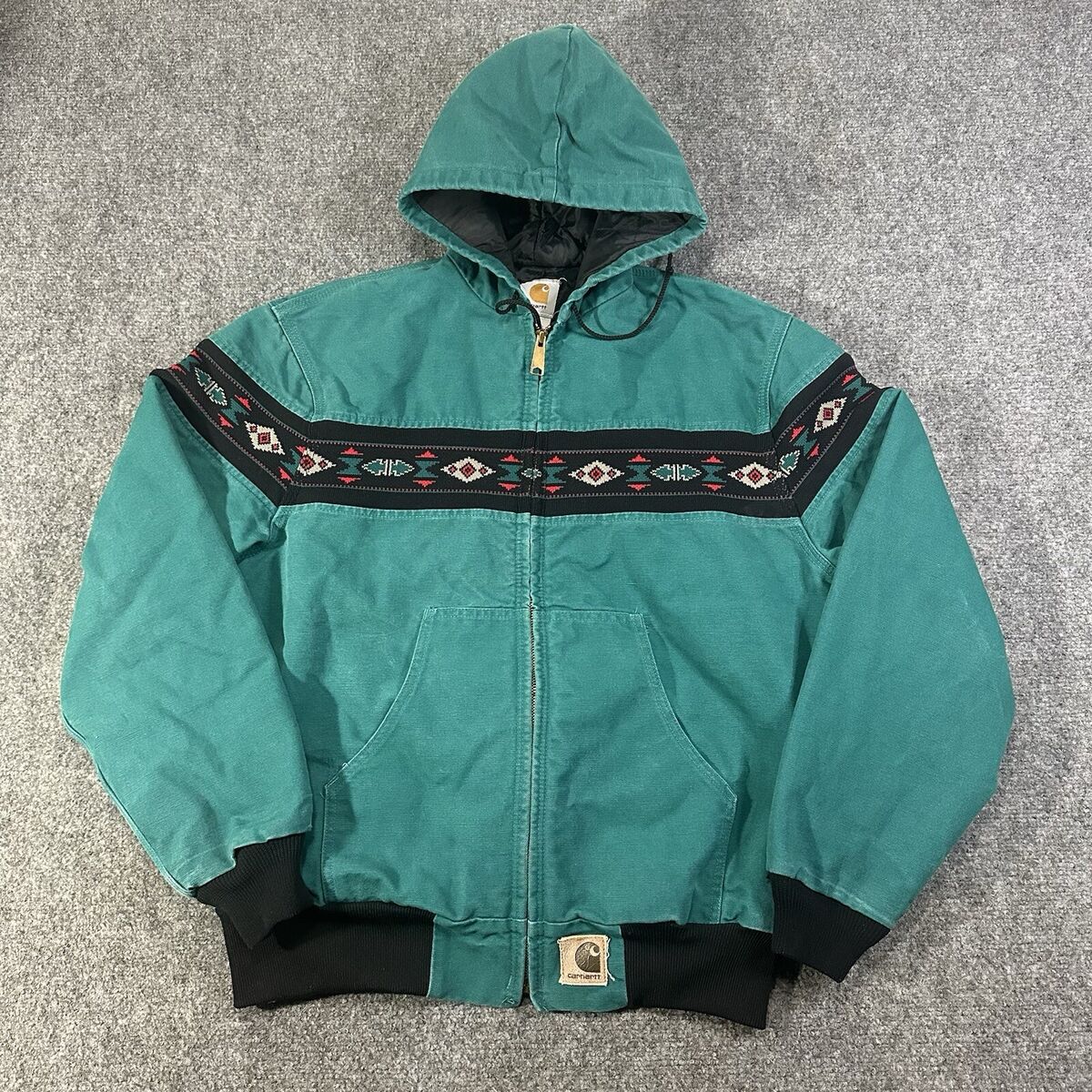 Carhartt J78 AQU Aztec Jacket Large Men's Vintage 90s Carhartt J78 AQU Aztec Jacket Large Men's Vintage 90s