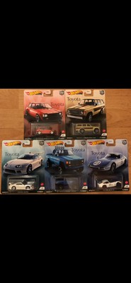 Hot Wheels 2021 Premium Car Culture Toyota Full Set 5 NEUWERTIG 