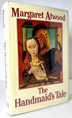 The Handmaid's Tale, Margaret Atwood 1985 HCDJ CA 2nd printing in Mylar