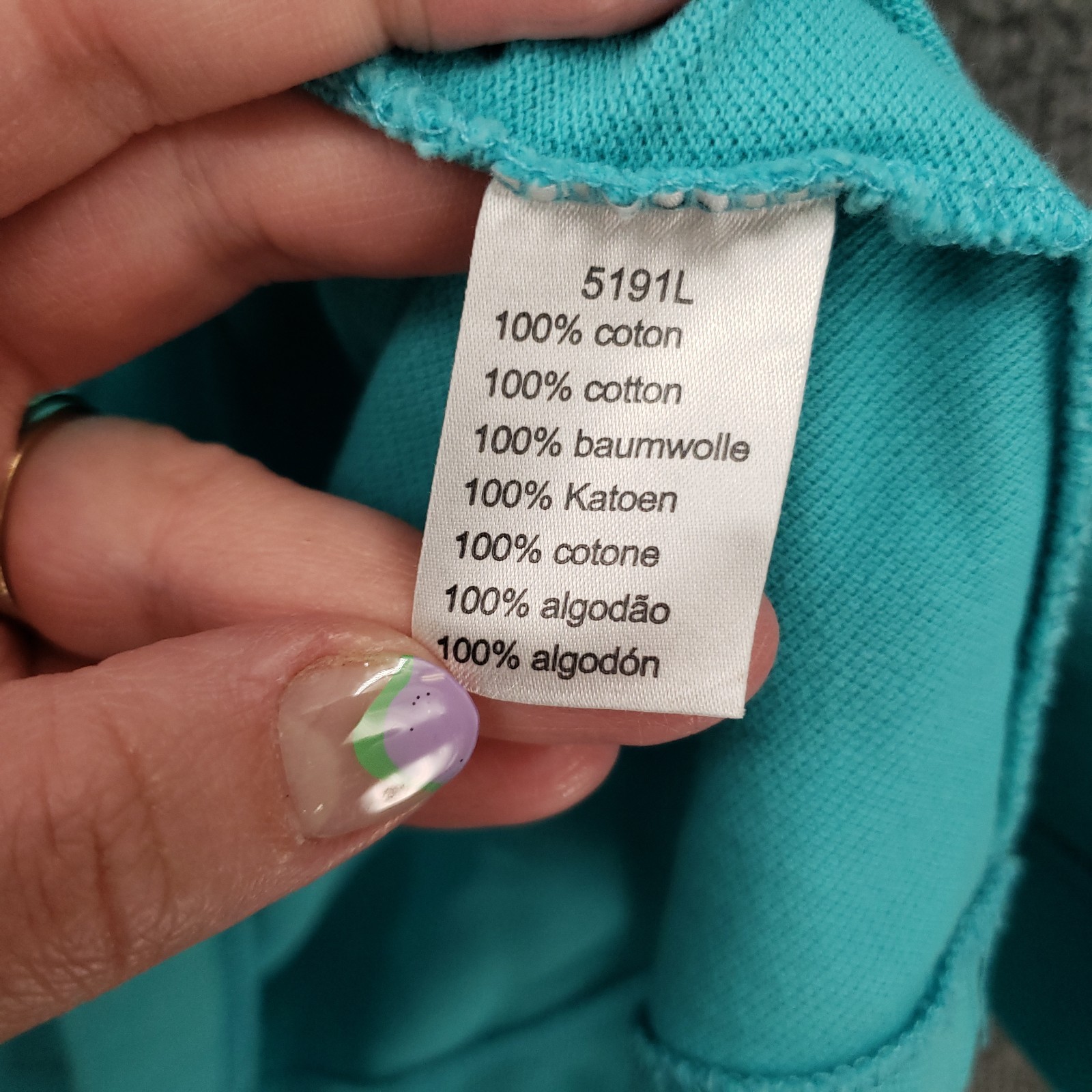 Lacoste Polo Shirt Mens 6 US XL Extra Large Blue Cotton Short Sleeve Golf Croc thumbnail 11