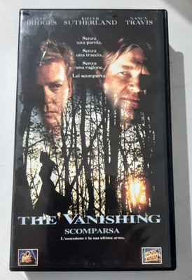 THE VANISHING (KIEFER SUTHERLAND / JEFF BRIDGES) VHS ORIGINAL