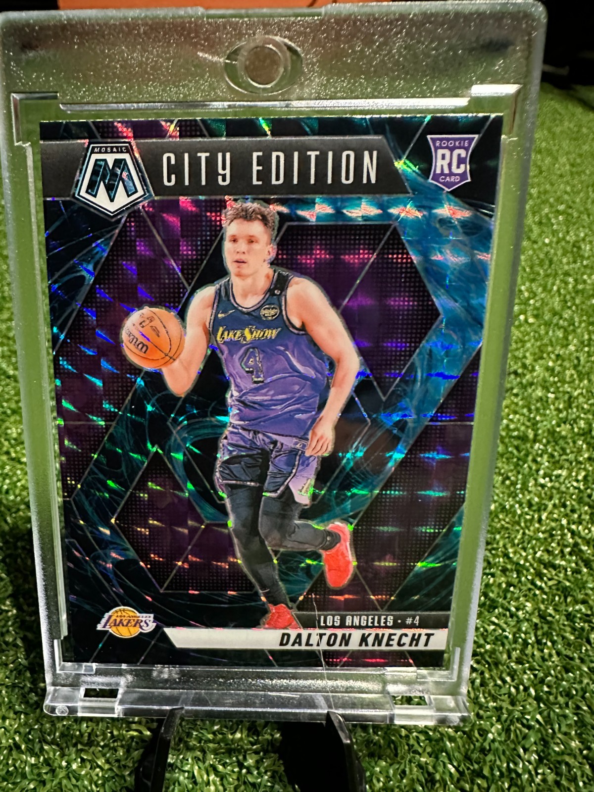 2024-25 Panini Mosaic - City Edition Dalton Knecht #271 Genesis Mosaic Prizm RC