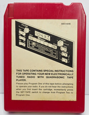 Ford Motor Company Quadrasonic Sound For Today 8-Track Tape TESTED