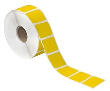 4 x 1 1/2" Yellow Desktop Direct Thermal Labels-960 Labels per Roll-12 per Roll