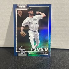 2026 Topps Series 1 - Kyle Freeland - Blue Foil Parallel /150 #106 Rockies